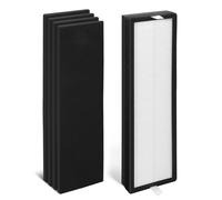 1+4 Set HFD300 Filter Replacement-Compatible with Honeywell Air Genius 3,4,5,6 Series Air Cleaner Purifier,Part#HFD300,HFD310,HFD360,HFD314,HFD323CV1,HFD320 Replacement Filter.