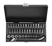 1/4" socket wrenches, set of 41 pcs