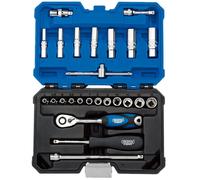 1/4" SQ.DR METRIC SOCKET SET (25PC); 16443 (DRAPER TOOLS) Qty X 1