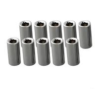1/4 Square Drive to 1/4 Hex Adapter Socket Set 10pcs for Tool Versatility