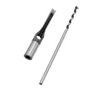 1/4" Square Hole Mortise Chisel, 6.35mm Woodworking Drill Bit for Deep Square Holes & Mortising