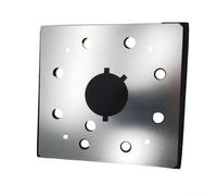 1/4" Square Sanding Pad with Metal Backing Plate, 8-Hole Replacement for BD5000, DW411, DW412, D26441 & 2711 Series Orbital Sande