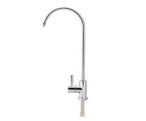 1/4'' Stainless Steel Faucet Chrome Plated Reverse Osmosis Goose Neck Drinking Water Filter Kitchen Tap