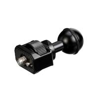 1/4" Thread Ball Head Converter Monitor Adjustable Angle 360 Degree Rotation Adapter for Phone Camera