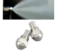 1/4" Thread Stainless Steel Atomizing Nozzle Built-In Filter(0.3mm)