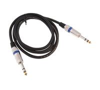 1/4 to 1/4 6.35mm Balanced Stereo Audio Cable Cord for Studio Monitors Mixer