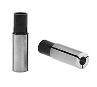 1/4" to 1/8" Collet Chuck Driver Adapter,CNC Engraving Bit Router Adapter for Engraving Machine Tool (Pack of 2)