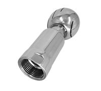 1/4" to 1" BSPT Female Rotary Spray Ball - 304/316 Stainless Steel CIP Tank Cleaner for Homebrew Beer(SUS 316L,3/8 inch)