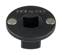 1/4" to 3/8" Socket Adapter,Low Profile Impact Socket Adapter Set,Heat-Treated Steel Bearing Seat Design,Compact Stackable Adapters Set for Automotive & Mechanical Tasks