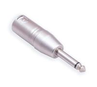 1/4" TRS Mono to XLR Adapter Unbalanced Quarter Inch 6.35mm Male to XLR Male Adapter Power Amplifier Sound Card