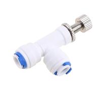 1/4" Tube Hose-Flow Control Membrane Water Purifier Adjust Aquarium RO Filter Reverse Osmosis Sensors for Leaks-WiFi Alarm-Flood Detection Security Battery Powered Meter