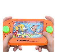 1/4 Water Ring Machine-Water Ring-Toss Squeeze Toy| Handheld Water Games For Kids|Water Ring Game Machine Nostalgic Childhood Retro Toy|For Parent-child Interactive Antistress Game - Random Color