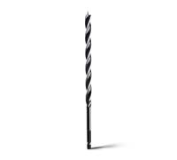 1/4" x 12" Auger Drill Bit for Soft and Hard Wood, Plastic, Drywall and Composite Materials - 1/4" Quick Change Hex Shank Tri Flute Wood Drill Bit