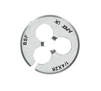 1/4" x 26 BSF 25mm Circular Die 1" Carbon Steel Thread Cutter British Standard Fine