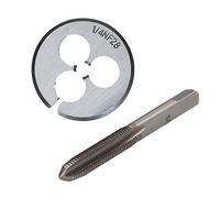 1/4" x 28 UNF Tap & Die Tungsten Steel Taper and 38mm Split Die