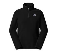 The North Face Glacier Fleece Quarter Zip Fleece Black White - S