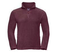 1 4 Zip Outdoor Fleece Top Russell Burgundy XXL