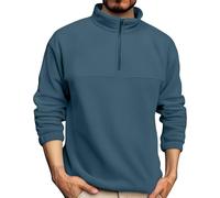 1/4 Zip Pullover Men Tactical Sweatshirt Mens Outdoor Active Fleece Jacket Stand-Up Collar Sweatshirt Training Pullover Sweater For Hiking Walking Fleece Sweatshirts Long Sleeve Sweaters