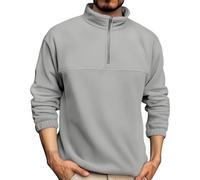 1/4 Zip Pullover Men Tactical Sweatshirt Mens Outdoor Active Fleece Jacket Stand-Up Collar Sweatshirt Training Pullover Sweater For Hiking Walking Fleece Sweatshirts Long Sleeve Sweaters