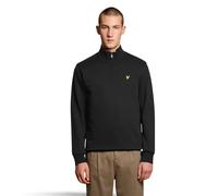 1/4 zip sweater Lyle & Scott Loopback Black 2XL