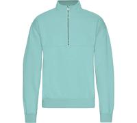 1/4 zip sweatshirt Colorful Standard Organic Teal Blue Bleu M
