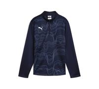 1/4 zip sweatshirt for kids Puma Teamgoal Graphic Blue 10 years