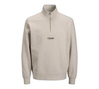 1/4 zip sweatshirt Jack & Jones Soho Beige M