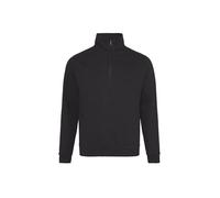 1/4 zip sweatshirt Just Hoods Noir M