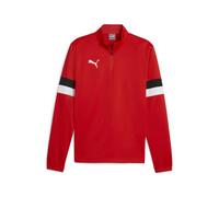 1/4 zip sweatshirt Puma Teamrise Rouge S