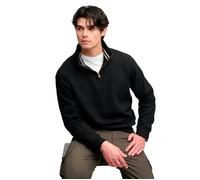 1/4 zip sweatshirt Superdry Essential Serif Noir L