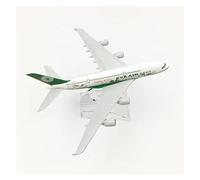 1 400 Evergreen Airbus A380 Aircraft Model Metal Simulation Airliner Model Miniatures Set