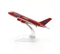 1 400 Fit For Airbus A380 COLA Aviation Metal Alloy Aircraft Model Decoration Gift Collection Artwork Hobby Playgame Kit