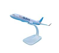 1 400 Fit For FLY DUBAI Aviation Boeing B737-800 Airplane Model Metal Die Casting W Base Landing Gear Hobby Playgame Kit