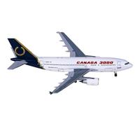 1 400 Scale for AC411247 Canada 3000 Airlines A310 C-GRYD Diecasts Aircraft Miniatures Aviacion Metal Model Toys Planetoy Set