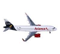 1 400 Scale for Avianca A320neo N776AV Airlines Diecast Aviation Avion Metal Miniatures Airplane Model Planetoy Set
