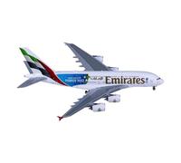1 400 Scale for GJUAE2242 A380 A6-EOE Diecasts Collectible Aircraft Model Metal Miniatures Planetoy Set