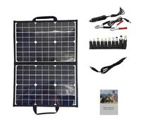1 40W Lightweight Foldable Solar Panel for Camping Hiking Emergencies Portable Power Supply Outdoor Charging Device Outdoor Solar Charging Cell Plate for