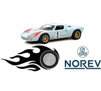 1:43 1966 Ford GT40 Le Mans #1 - Ford v Ferrari - NOREV Jet Car Diecast