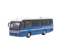 1:43 Alloy Bus Car Model Law For Lohr L96 IRCGN Bus Crime Investigation Research Laboratory Classic Toy Simulation Vehicle Playset