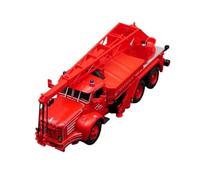 1/43 Alloy Car Kit Model For Berliet TBO Magirus Heavy Duty Crane Fire Truck Mold Die Cast Toy Gift Simulation Vehicle Playset