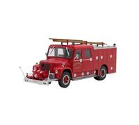 1/43 Alloy Car Kit Model For International Loadstar Wasterlain French Fire Truck Die-cast Toy Gift Simulation Vehicle Playset
