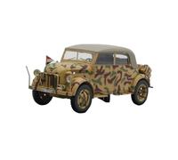 1/43 Alloy Vehicle Kit Model For Steyr Typ 1500A German Military Vehicle Command Vehicle Die-Cast Toy Gift Simulation Vehicle Playset