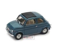 1:43 BRUMM Fiat 500F Tetto Chiuso Closed 1965 Blue Medio R455-08 Model