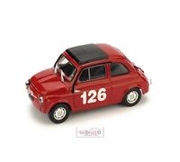1:43 Brumm Fiat Abarth 595 Vallelunga 1965 Pinto R480 Auto Diecast Model