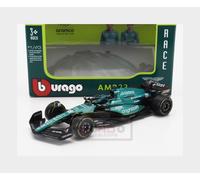 Bburago Formula 1 F1 Asto Martin AMR 23 Lance Stroll (2023) - 1:43 Scale - In credibly Detailed Die-Cast Replica Collectible Race Car, Blue