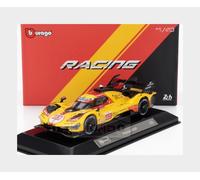 Bburago FERRARI RACING 499P LE MANS HYPERCAR(2024) AF CORSE #83 - DELUXE HARD CASE - 1:43 Scale - Incredibly Detailed Die-Cast Replica Collectible Race Car Model