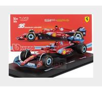 Ferrari F1 SF-24 Team Scuderia Ferrari N 16 3rd Miami GP 2024 Charles Lecrc - With Pilot and Shower Case Red Black Light Blue