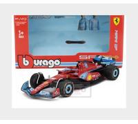 Bburago - F1 Ferrari SF-24 Miami GP 2024#16 Charles Leclerc, 1:43 Scale Model Car, Official Replica Special Miami Livery, Faithful Details, Ferrari Licence, Recommended Age 36+ Months