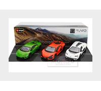 1:43 BURAGO Lamborghini Revuelto 2023 Huracan Perform.Countach 2021 BU30432-C Mo