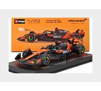 Bburago - McLaren F1 MCL39 2025#81 Piastri, 1:43 Scale Diecast Car with Display Case, Detailed F1 McLaren Replica, Base Included, Officially Licensed, Recommended Age 14+